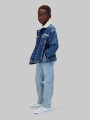 Calvin Klein Blue Straight Fit Jeans - Image 5 of 6