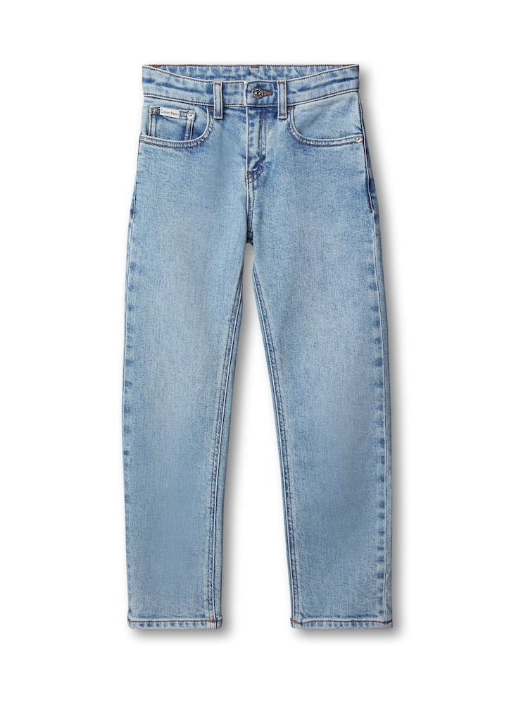 Calvin Klein Blue Straight Fit Jeans - Image 6 of 6