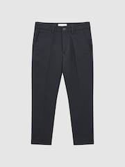 Reiss Steel Blue Eastbury 3-9 yrs Slim Fit Chinos - Image 2 of 8