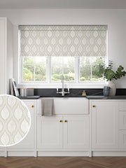 Natural Lino Leaf Made to Measure Roller Blind - Image 1 of 6
