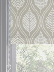 Natural Lino Leaf Made to Measure Roller Blind - Image 5 of 6