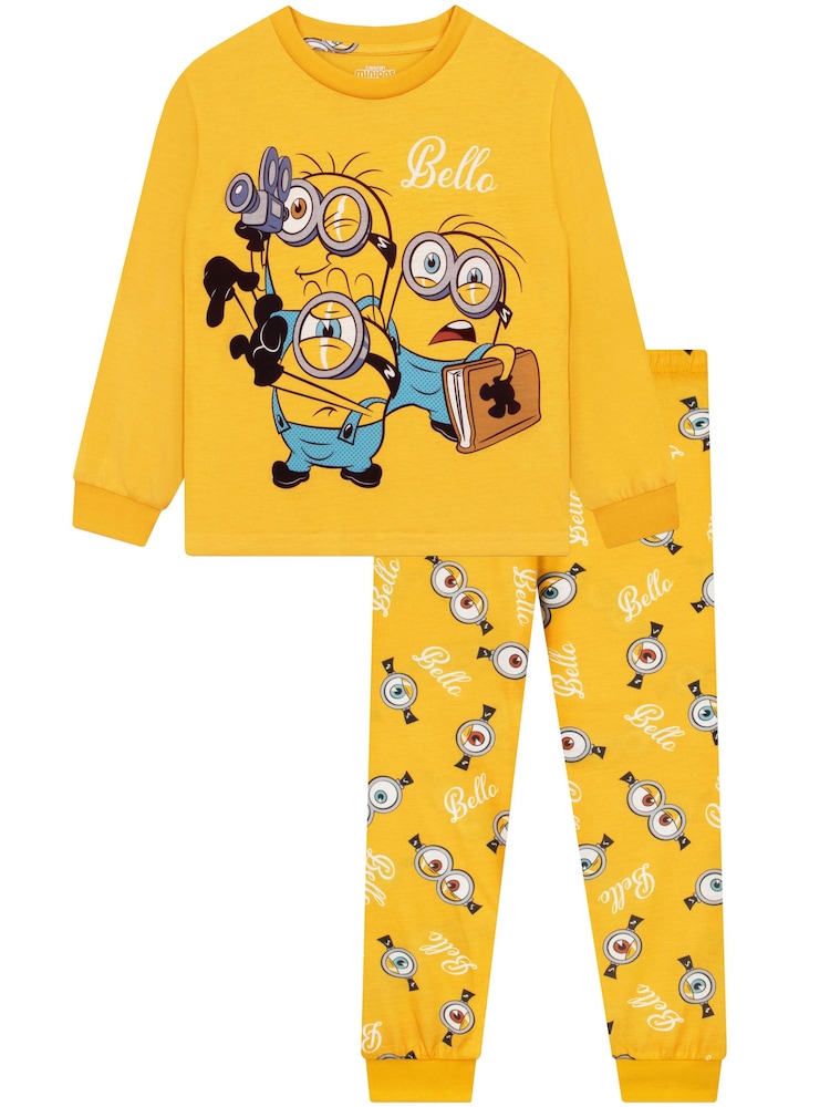 Кейіпкерге арналған жеккөрушілікке толы мен Minions ұзын жеңді пижама - 12суретінің 1 суреті