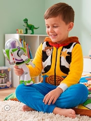 Character Yellow Disney Toy Story Woody Fleece Onesie - Image 2 of 6