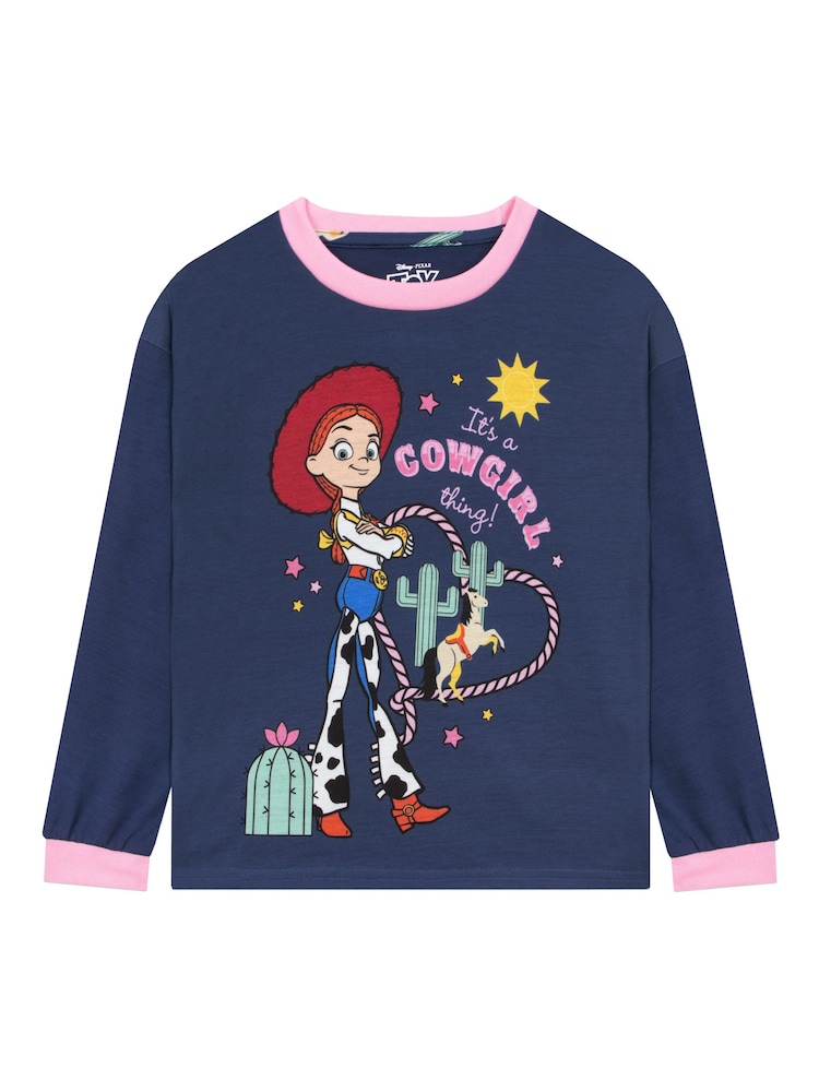 Character Blue Disney Toy Story Jessie It's A Cowgirl Thing Pyjamas - Image 2 of 7 Character Blue Disney Toy Story Jessie It's A Cowgirl Thing Pyjamas - Image 2 of 7