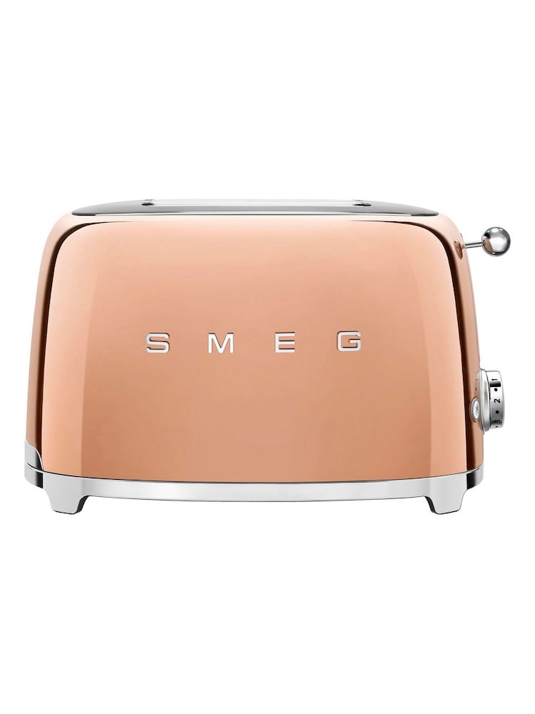 Smeg Rose Gold 2 Slice Toaster - Image 2 of 4