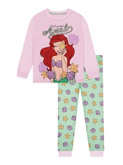 بيجامة بتصميم Disney Princess The Little Mermaid مع رسمة أصداف من Character - صورة 1 من 8