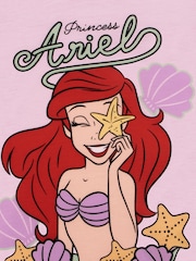 بيجامة بتصميم Disney Princess The Little Mermaid مع رسمة أصداف من Character - صورة 3 من 8