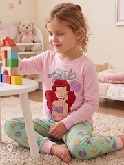 بيجامة بتصميم Disney Princess The Little Mermaid مع رسمة أصداف من Character - صورة 6 من 8