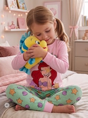 بيجامة بتصميم Disney Princess The Little Mermaid مع رسمة أصداف من Character - صورة 7 من 8