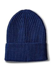Calvin Klein Blue Ribbed Beanie - Image 1 of 3