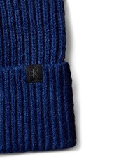 Calvin Klein Blue Ribbed Beanie - Image 3 of 3