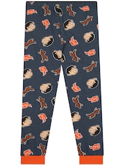 Character Blue Mr Bean And Teddy Long Sleeve Pyjamas - Image 5 of 6