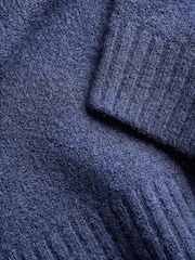 JACK & JONES Blue Fluffy Crew Neck Knitted Jumper - Image 3 of 4