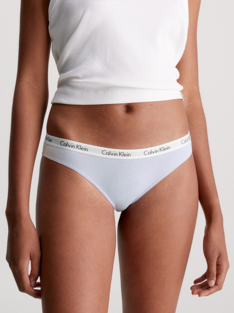 Calvin Klein White Carousel Bikini Briefs - Image 1 of 1 Calvin Klein White Carousel Bikini Briefs - Image 1 of 1
