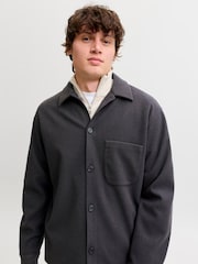 JACK & JONES Grey Button Down Overshirt - Image 3 of 6