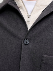 JACK & JONES Grey Button Down Overshirt - Image 4 of 6