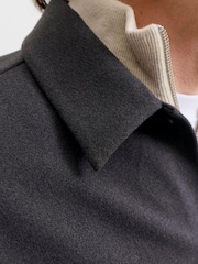 JACK & JONES Grey Button Down Overshirt - Image 5 of 6