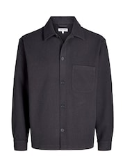 JACK & JONES Grey Button Down Overshirt - Image 6 of 6