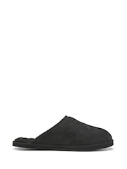 Svart - JACK & JONES Microfiber Mule Slippers - Bilde 2 av 7