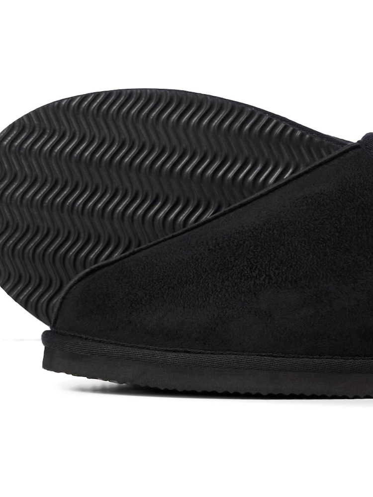 Svart - JACK & JONES Microfiber Mule Slippers - Bilde 7 av 7