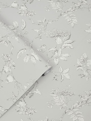 Laura Ashley Steel Elderwood 10M Wallpaper - Image 3 of 4