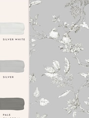 Laura Ashley Steel Elderwood 10M Wallpaper - Image 4 of 4