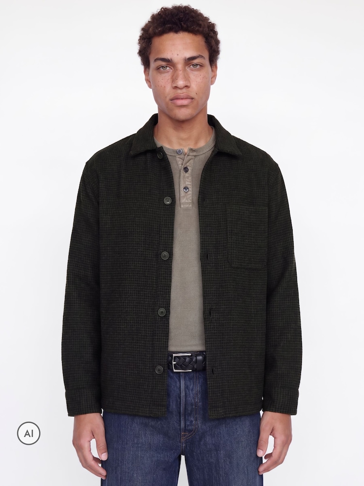 قميص عُلوي بنقشة كاروهات من JACK & JONES - صورة 1 من 6