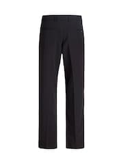 JACK & JONES Black Wide Fit Smart Trousers - Image 6 of 7