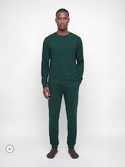 JACK & JONES Dark Green Loungewear Set - Image 1 of 6