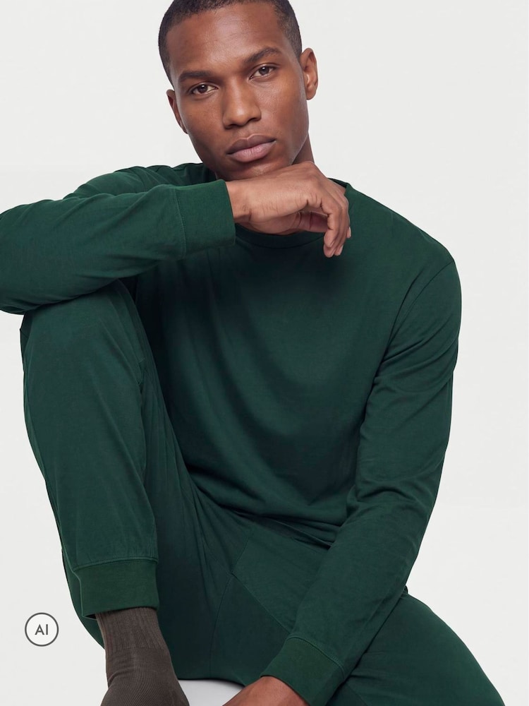 JACK & JONES Dark Green Loungewear Set - Image 2 of 6