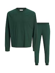JACK & JONES Dark Green Loungewear Set - Image 3 of 6