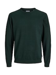 JACK & JONES Green Crew Neck Knitted Jumper - Image 1 of 4