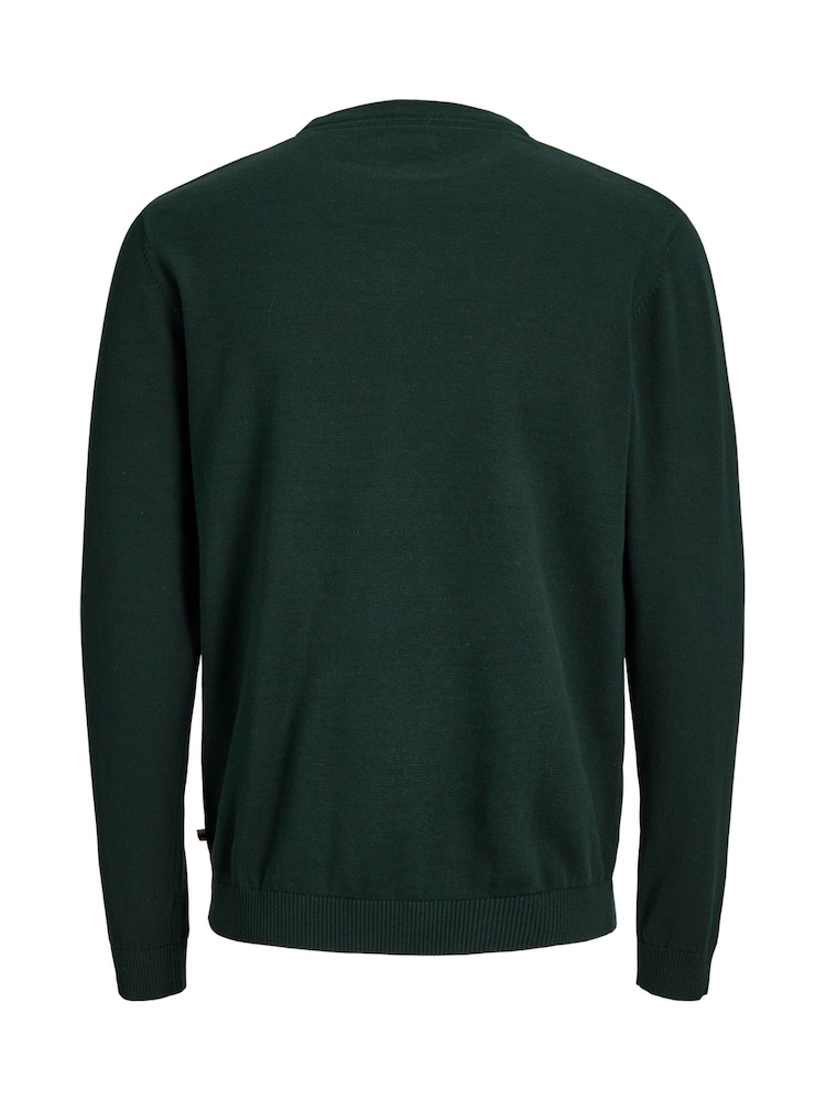 JACK & JONES Green Crew Neck Knitted Jumper - Image 2 of 4