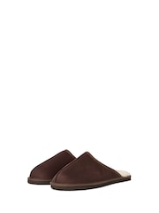 Brun - JACK & JONES Microfiber Mule Slippers - Bilde 1 av 6