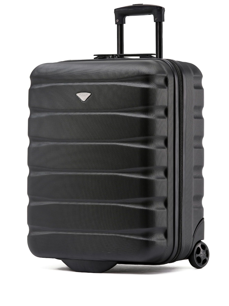 Flight Knight 56x45x25cm EasyJet Overhead 2 Wheel ABS Hard Case Cabin Carry On Hand Luggage - Image 1 of 7