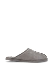Grå - JACK & JONES Microfiber Mule Slippers - Bilde 2 av 6