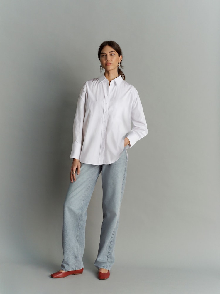 White Oversized Shirt - Image 2 of 6