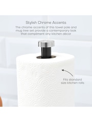 Swan Set of 3 Black Towel Pole And Mug - Image 3 of 8