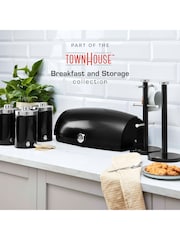 Swan Set of 3 Black Towel Pole And Mug - Image 8 of 8