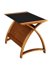 Jual Walnut Helsinki Wooden Laptop Desk - Image 2 of 3