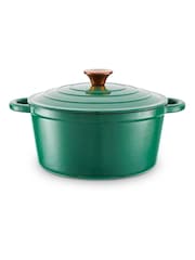 Casserole ronde en fonte Barbary and Oak 24cm - Image 1 sur 10