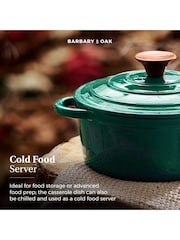 Casserole ronde en fonte Barbary and Oak 24cm - Image 6 sur 10