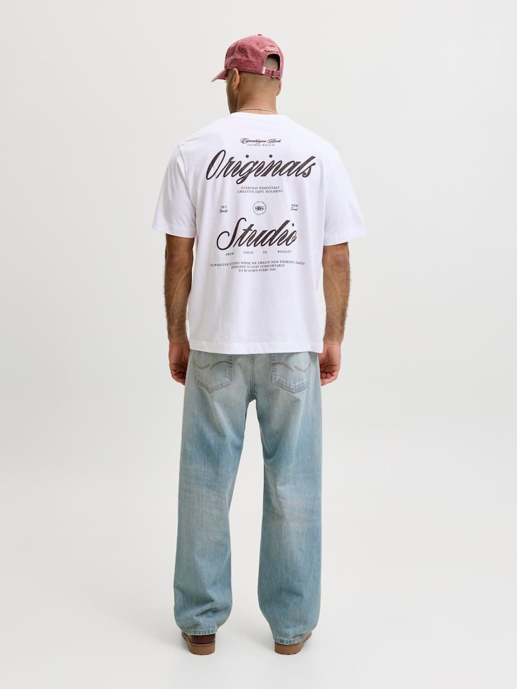 JACK & JONES Script Back Print T-Shirt - תמונה 2 מתוך 7 JACK & JONES Script Back Print T-Shirt - תמונה 2 מתוך 7