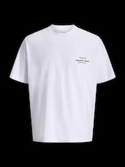 JACK & JONES Script Back Print T-Shirt - תמונה 5 מתוך 7