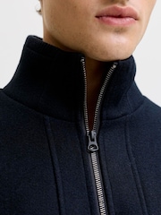 JACK & JONES Blue Zip Through Casual Jacket - Image 4 of 6