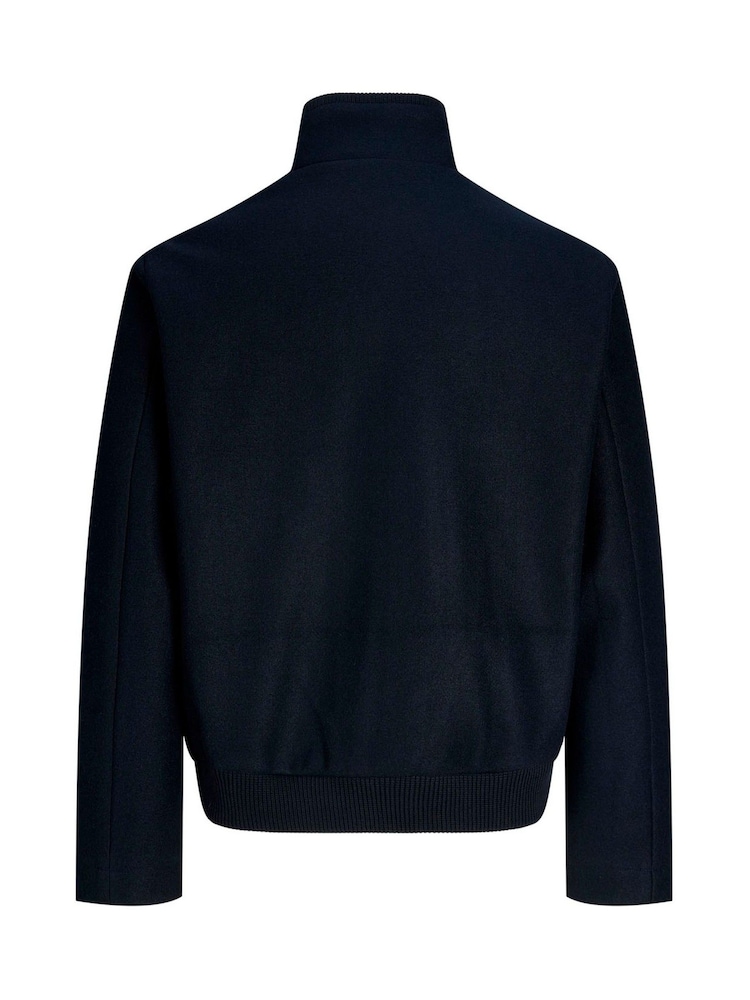 JACK & JONES Blue Zip Through Casual Jacket - Image 6 of 6 JACK & JONES Blue Zip Through Casual Jacket - Image 6 of 6