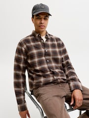 JACK & JONES Black Long Sleeve Check Shirt - Image 3 of 6