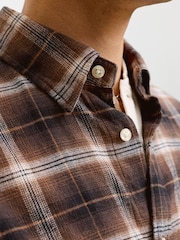 JACK & JONES Black Long Sleeve Check Shirt - Image 4 of 6