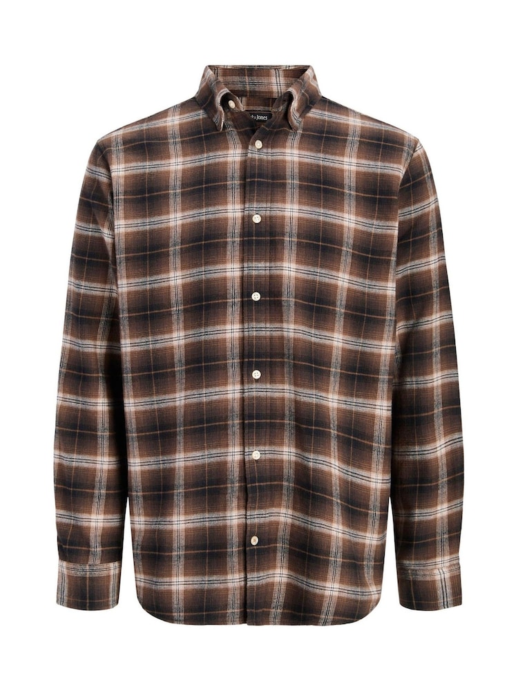 JACK & JONES Black Long Sleeve Check Shirt - Image 6 of 6 JACK & JONES Black Long Sleeve Check Shirt - Image 6 of 6