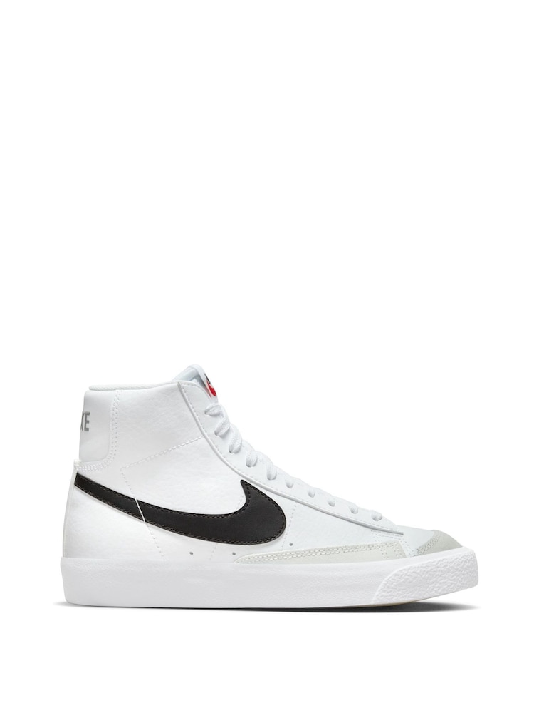 Белый/черный - Детские кроссовки Nike Blazer 77 - Изображение 1 из 8